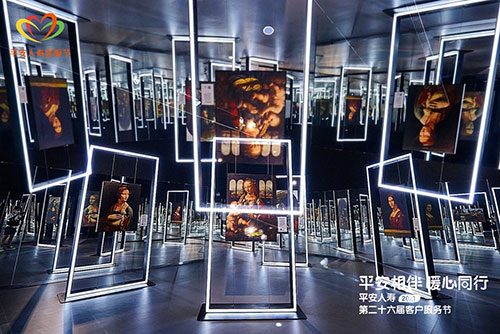 永嘉致敬达芬奇光影艺术展览展会活动拍摄